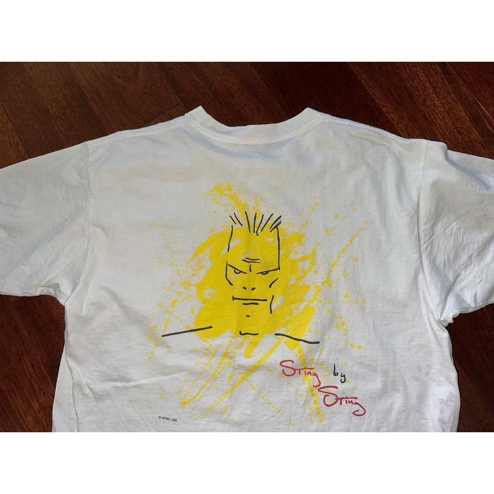 Vintage STING of the Police 1995 Hard Rock Cafe Signature Series tour T Shirt L